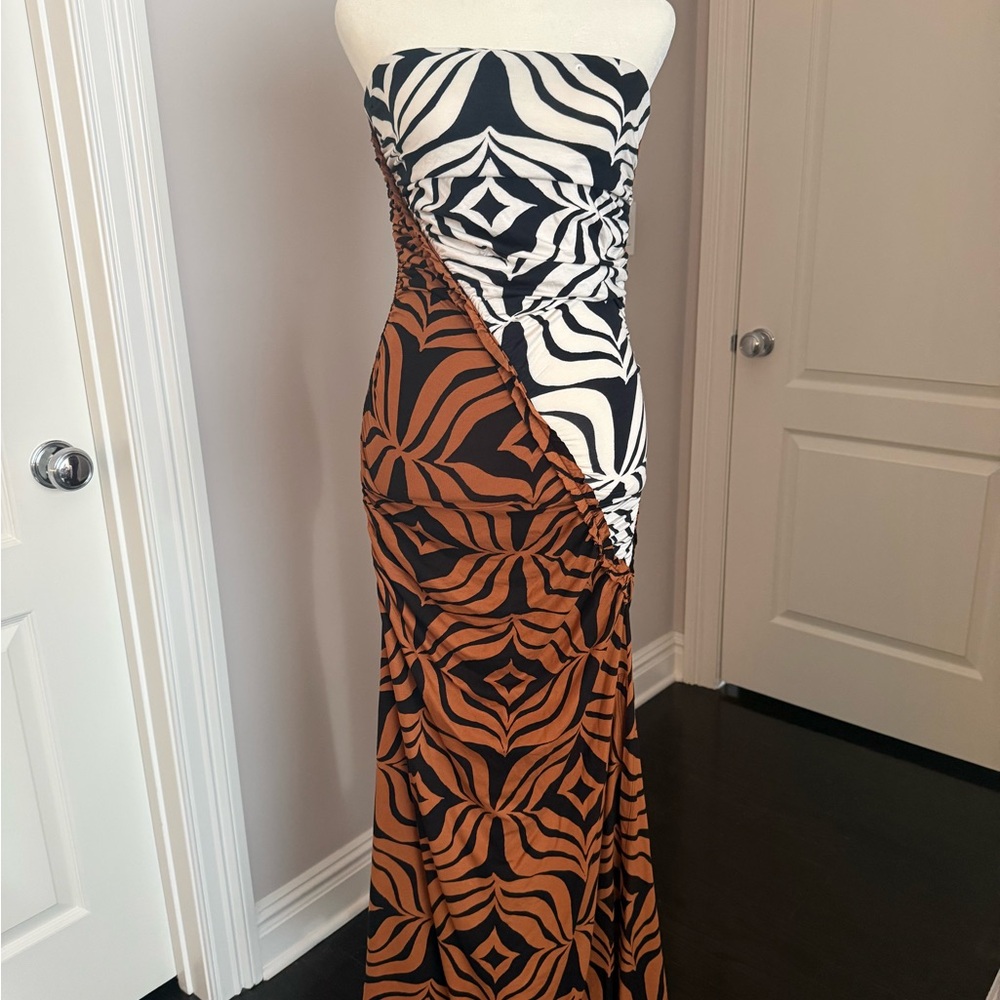 Anthropologie The Gabbie Strapless Tube Dress by Celandine - Picture 3 of 4